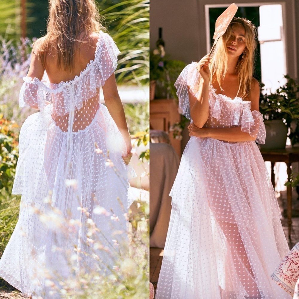 LoveShackFancy Noni Maxi Dress 